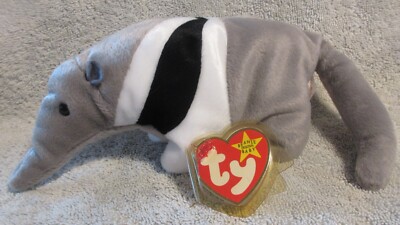 Ty Beanie Baby Ants the Anteater DOB November 7, 1997 MWMT Free Shipping