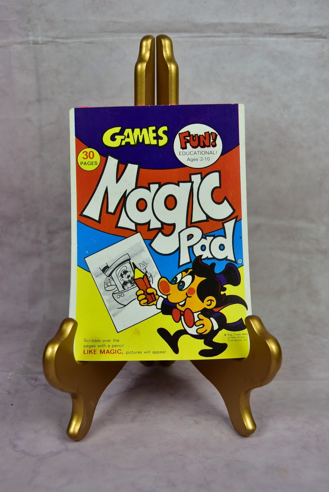 Alex Wilson "Magic Pad" - Games - Scribble Scribbler Vintage 1978 *Please Read*