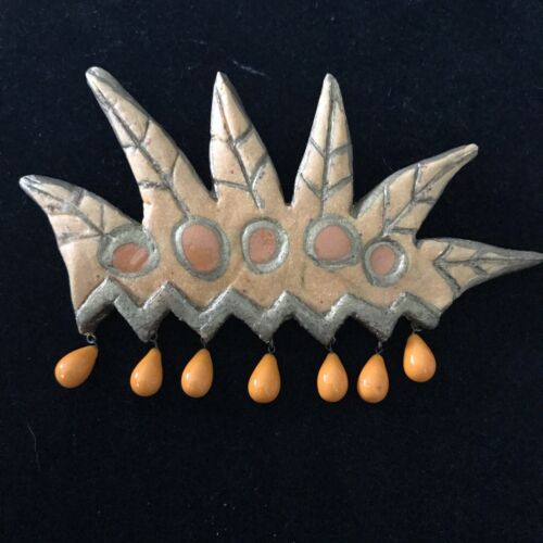 vintage Billy Boy Crown Brooch - image 1