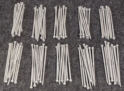 #ad #ad Lot of 100 Simpson Strong Tie SDS25600 Heavy Duty 1 4x6quot; Hex Head Screw $98.95