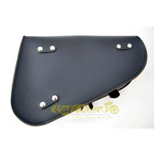 Black Leather Side Bag for Harley Davidson Sportster XL883 1200