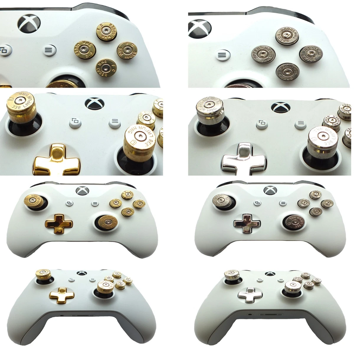 Replacement ABXY Bullet Buttons Thumbs D Pad for Xbox One S X