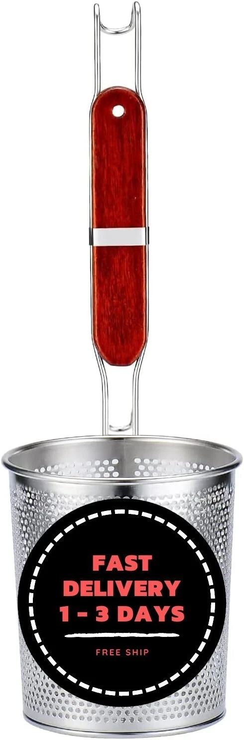 Cesta de pasta de acero inoxidable microperforada, colador de malla fina para