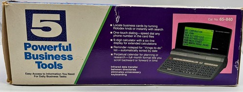 Vintage Radio Shack Electronic Rolodex 128k Memory Desktop Organizer #EC-348 - Picture 11 of 16