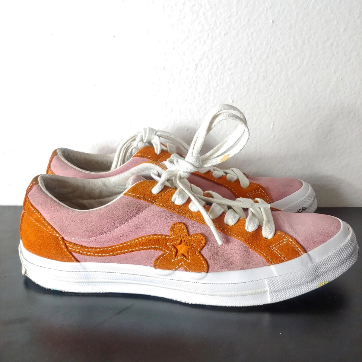 Converse Star OX Golf Le Size Tyler the Creator Pink Orange flog | eBay