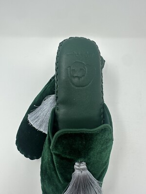 Not Just Pajama Women Classic Handmade Velvet Slipper Dark 