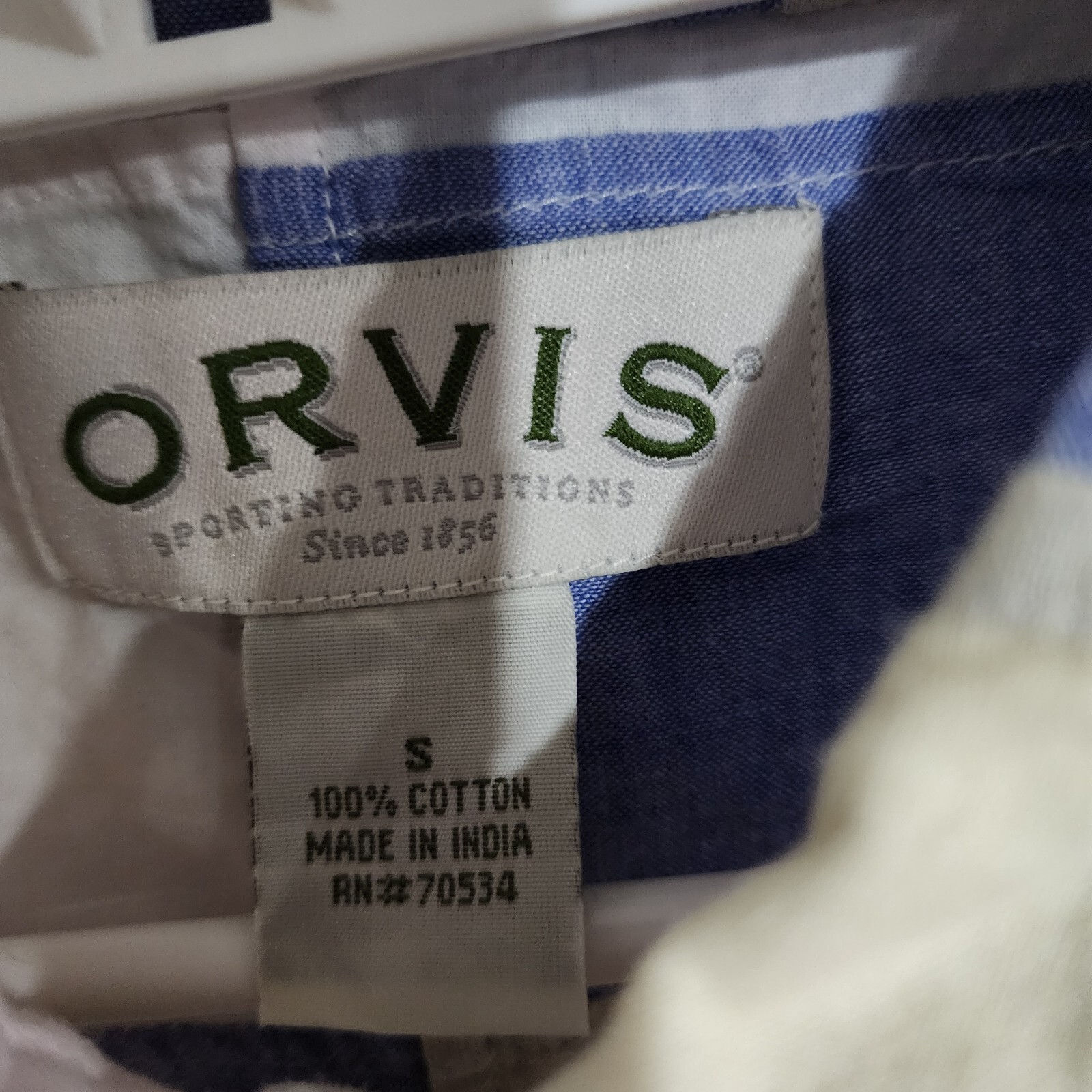 Orvis Womens Small Patchwork Button Down Blouse C… - image 3