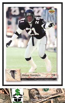 1992 Upper Deck #567 Deion Sanders - Atlanta Falcons