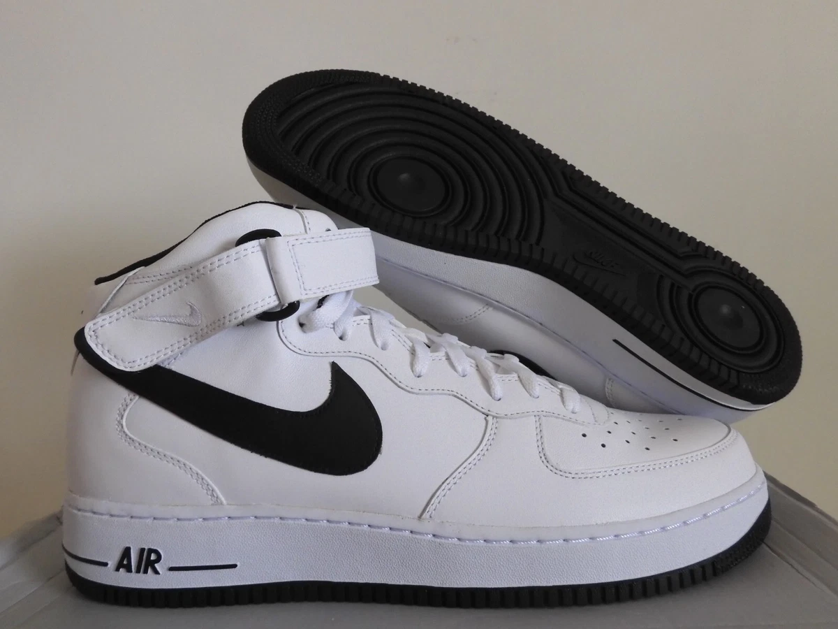 Nike Air Force 1 '07 Mid White Black for Sale | Authenticity