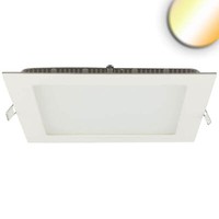 Isoled Led Downlight, 18W, Eckig Ultraflach Weiß, 225X225Mm, Colorswitch 3000/3