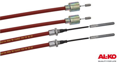 2 x Alko Original Bremsseil longlife Glocke HL/GL 1130/1340mm AL-KO alko Seilzug