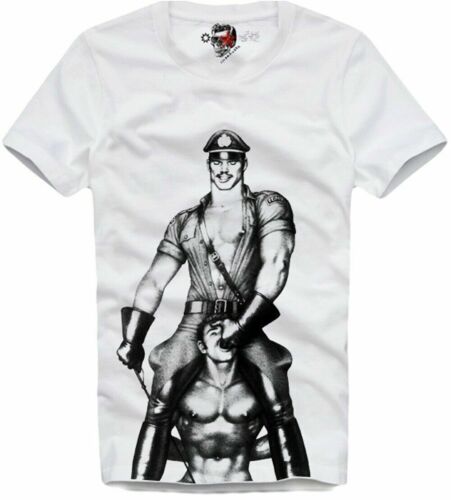 T-SHIRT "MASTER AND SERVANT" TOM OF FINLAND TOY BOY MALE BOYFRIEND LOVERS 5492 - Picture 1 of 1