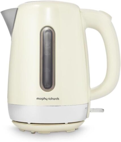Morphy Richards 102784 Cream Equip Stainless Steel Jug Kettle, 3000 W, 1.7 Litr - Picture 1 of 1
