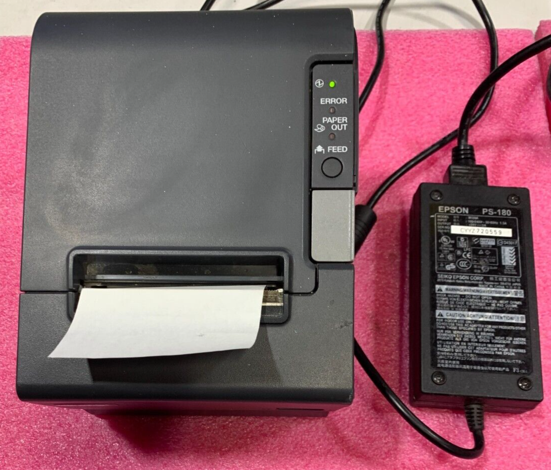 Epson TMT88IV M129H Thermal POS Receipt Printer W/ AC Adapter eBay