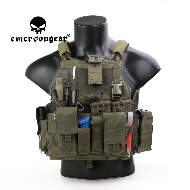 EMERSONGEAR SCARAB Tactical Vest VS Plate Laser Cut Molled Airsoft