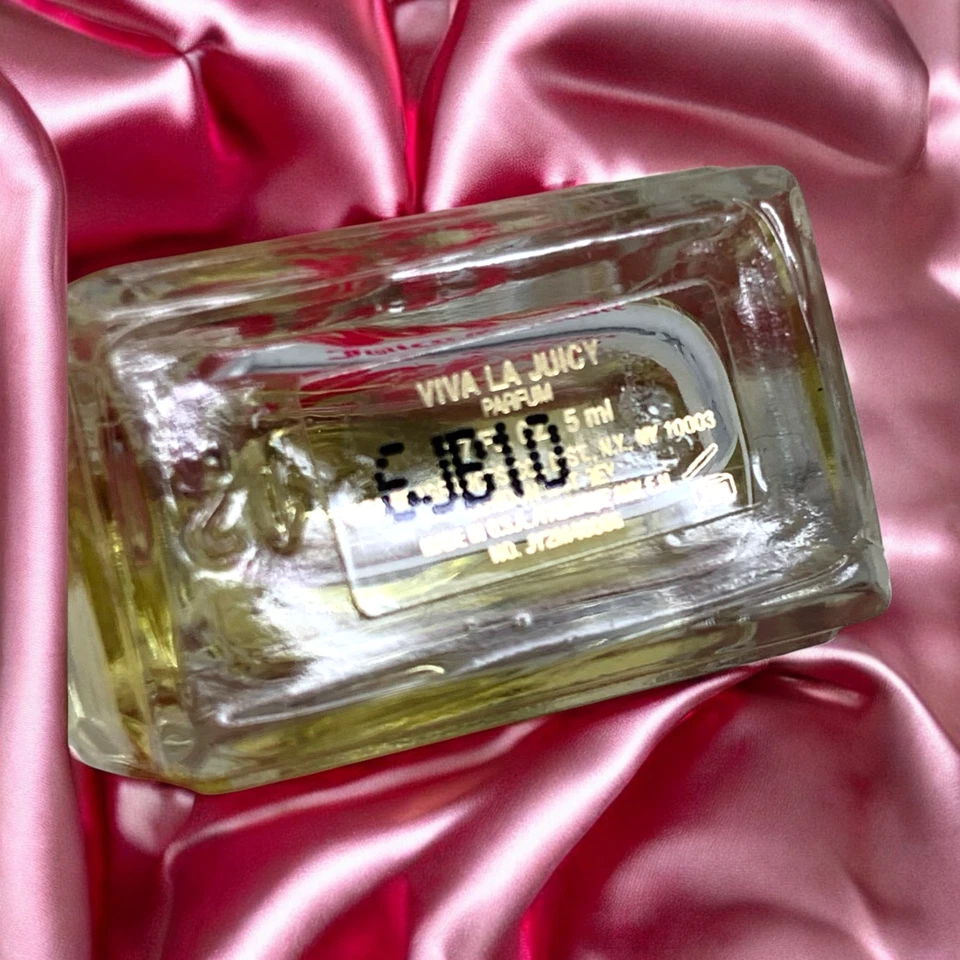 NUEVO Juicy Couture Viva La Juicy Parfum Splash .17 fl oz 5 ml Perfume Fragancia Foto 3 de 3