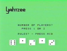 Yahtzee  TI-99/4a, 1980  FUN FAMILY GAME 5.25" FLOPPY DISK AND MANUAL