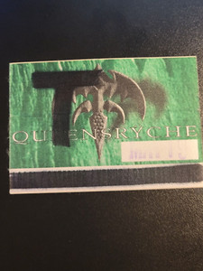 QUEENSRYCHE UNUSED BACKSTAGE PASS-HEAR IN THE NOW TOUR 1997