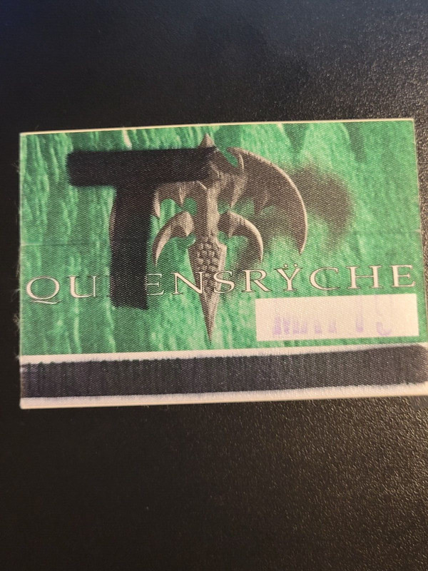 QUEENSRYCHE UNUSED BACKSTAGE PASS-HEAR IN THE NOW TOUR 1997
