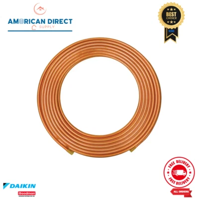 TRANE 7/8 x 50 FT Soft Copper Tubing HVAC Refrigeration 7/8 OD
