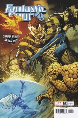 FANTASTIC FOUR  # 33 : RUAN SPIDER-MAN VILLAINS VARIANT COVER - Picture 1 of 1