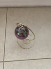 Custom Hand  blown Glass christmas ornament With Stand — photo 3