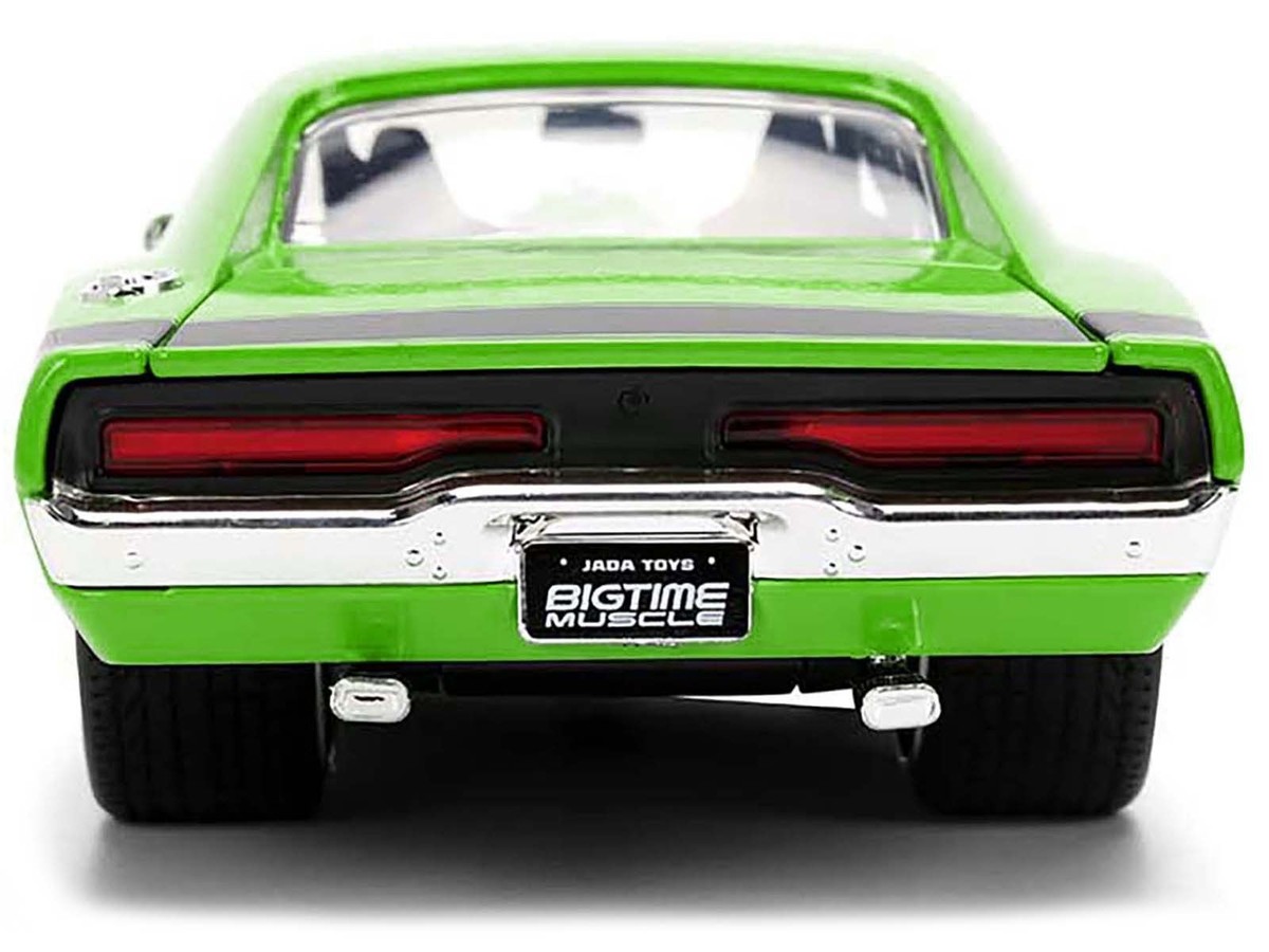 1970 DODGE CHARGER R/T BRIGHT GREEN 1/24 DIECAST MODEL CAR BY JADA