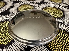 Pair 2x Buick 1941-1950 Dog Dish 11 Chrome Hubcaps Embossed Script Originals