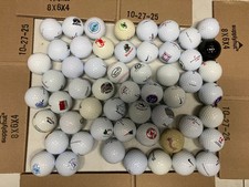 Vintage Golf Ball Lot Nike Titleist New England Patriots Red Sox USA 50 Balls