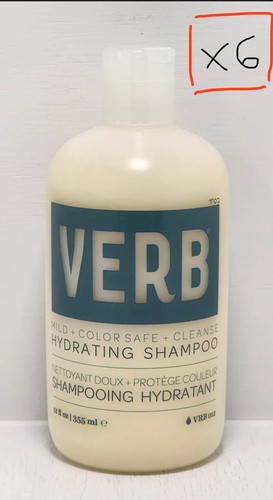 6er Pack - Verb Feuchtigkeitsspendendes Shampoo je 12 Unzen, 72 Unzen insgesamt - NEU - kostenloser Versand