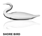 Steuben Signed Glass 9" Shore Bird Loon Designed by James Houston Ca. 1975