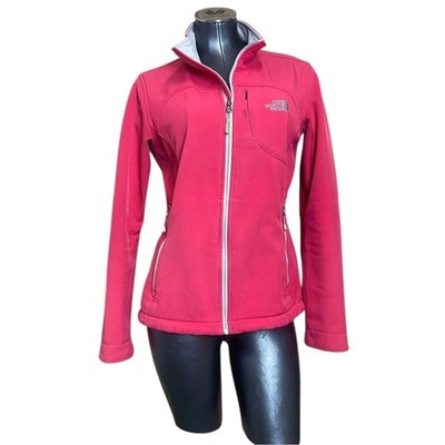 The North Face Women's Pink Ski Style Zip Track Jacket Size Medium Classic