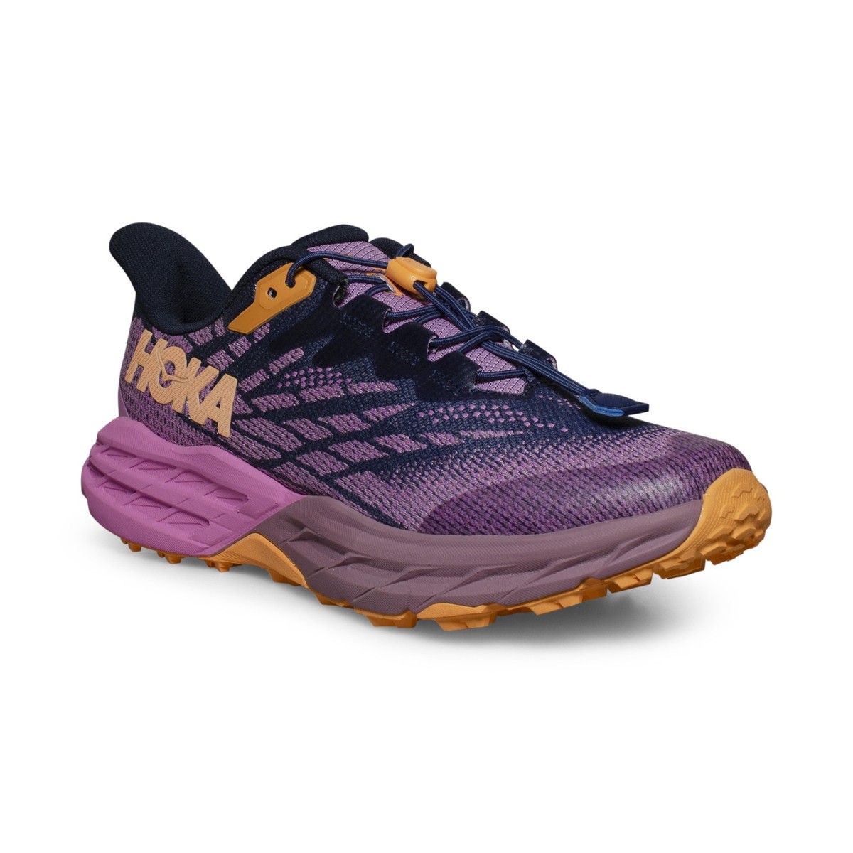 HOKA ONE ONE SPEEDGOAT 5 BELLWETHER BLUE/CYCLAMEN SHOES YOUTH 7
