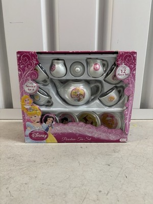 Disney Princess Porcelain Tea Set 12 Piece 2010 61596 NEW