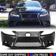For 2006-13 Lexus IS250 IS350 Bumper W/LED Fog Light＆Lip Kit Conversion To 2014+