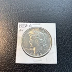1922-D Peace Silver Dollar $1 Almost Uncirculated 90% Silver Very Nice!