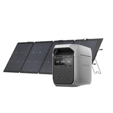 EcoFlow DELTA 3 Plus 1024Wh Portable Power Station LFP Battery 220W Solar Panel