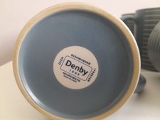 Denby Intro Stripes Grey Coffee Mugs x6 Bundle Tea Cup Set Striped