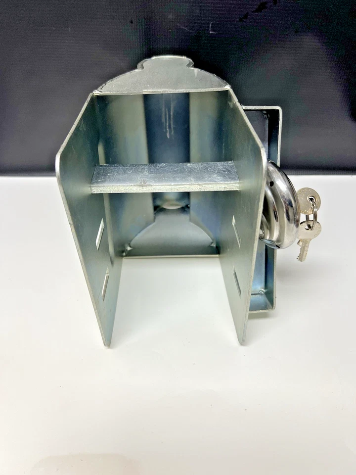 Antivol Tête d'Attelage avec Cadenas Rond Antivol de Remorque Voiture ( 2 clés ) - Imagen 4 de 4