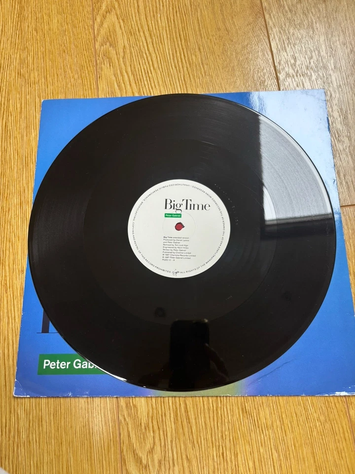 PETER GABRIEL BIG TIME  1987 UK VIRGIN VINYL 12" SINGLE PGS3 12 - Image 3 of 3