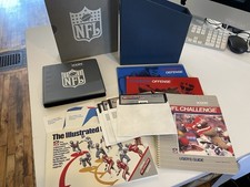 Vintage IBM XOR NFL Challenge Computer Football Game w/ 5.25  Disks  Manuals