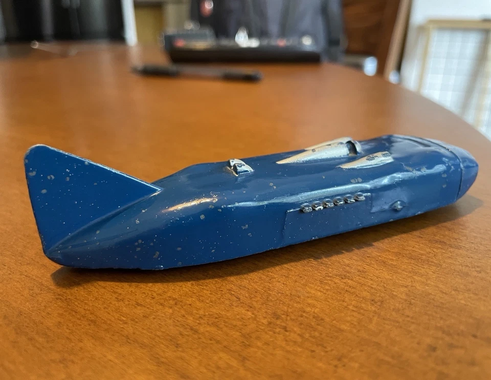 Dinky 23m THUNDERBOLT 1937 Landspeed Record, raro, azul, 1938-1941, excelente estado Foto 2 de 4