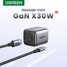 30W Fast Charger 1m 100W Cable iPhone 15 14 13 iPad Pro Samsung Xiaomi USB C