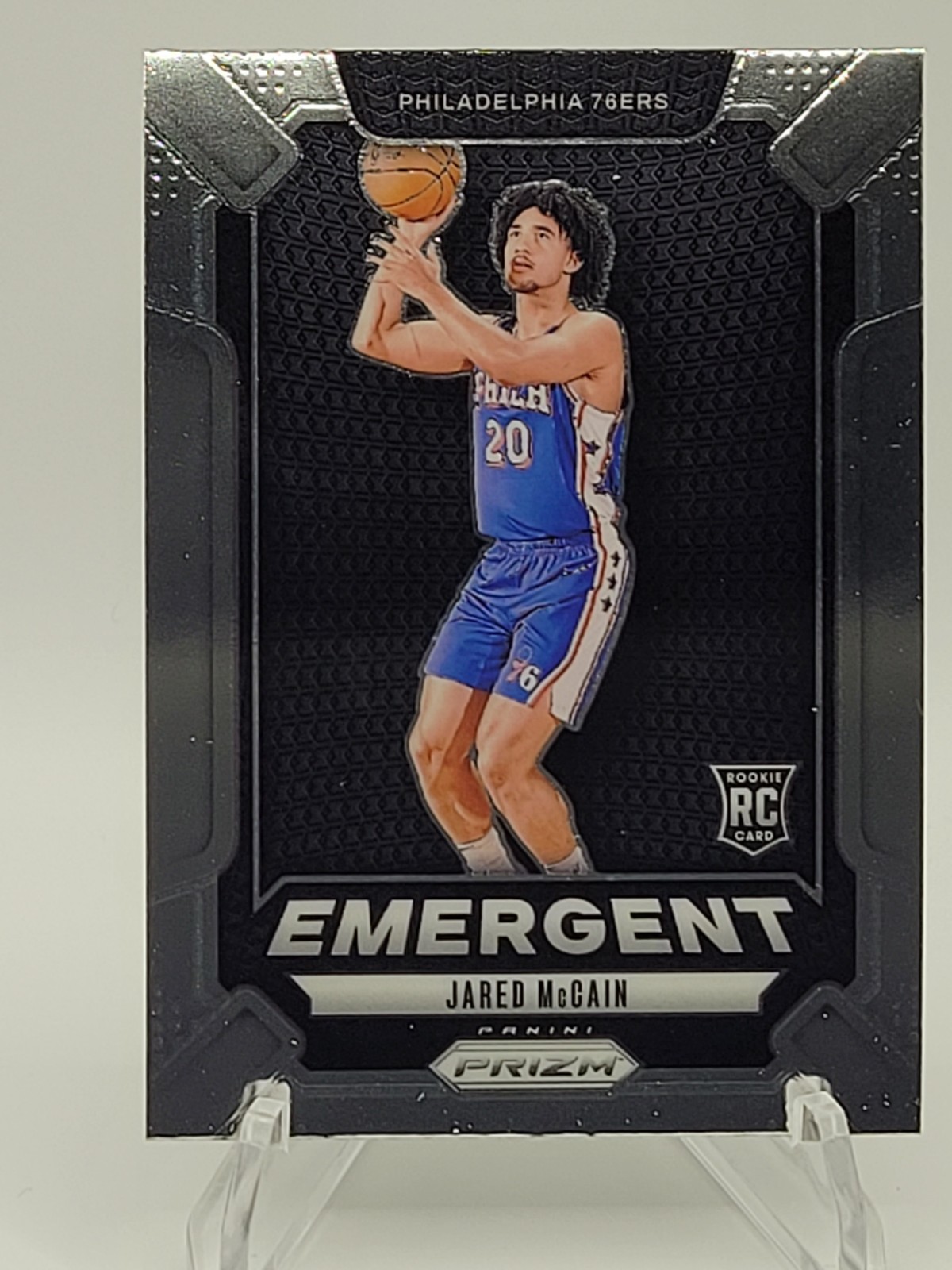 2024-25 Panini Prizm - Emergent Jared McCain #19 (RC)