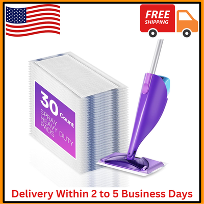 #ad #ad 30 Count Mop Replacement Pads Compatible with Wet Jet White $11.99