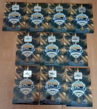 (10) 2024 Pro Set Pure Solo Plus Football Factory Sealed Lot 1 Auto + 1 #'d Pack