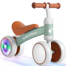 Colorful Lighting Baby Balance Bike Toys for 1 Year Old Girl Gifts, Balance Bike