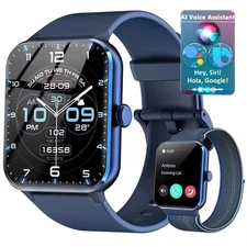 Fitness Blood Pressure Heart Rate Monitor Calorie Smart Watch Bluetooth Call