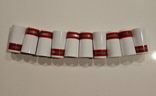 10 Custom Golf Iron Ferrules White Monza White With Red Silver Red Stripes