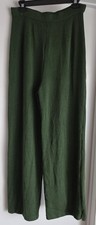 St. John Women's Pants Size 8 Green Casual Trousers Made in USA